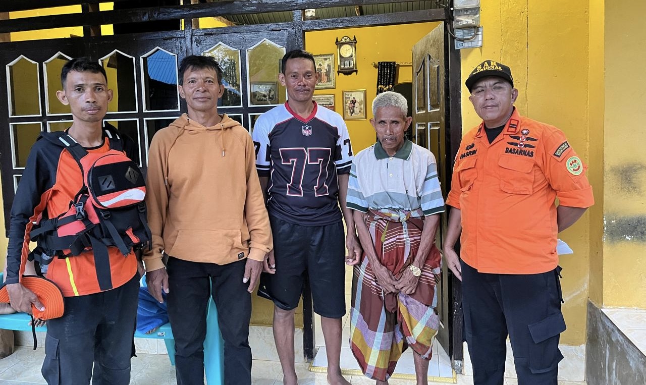 Nelayan 73 Tahun Asal Duruka yang Hilang di Perairan Bonea Ditemukan Selamat