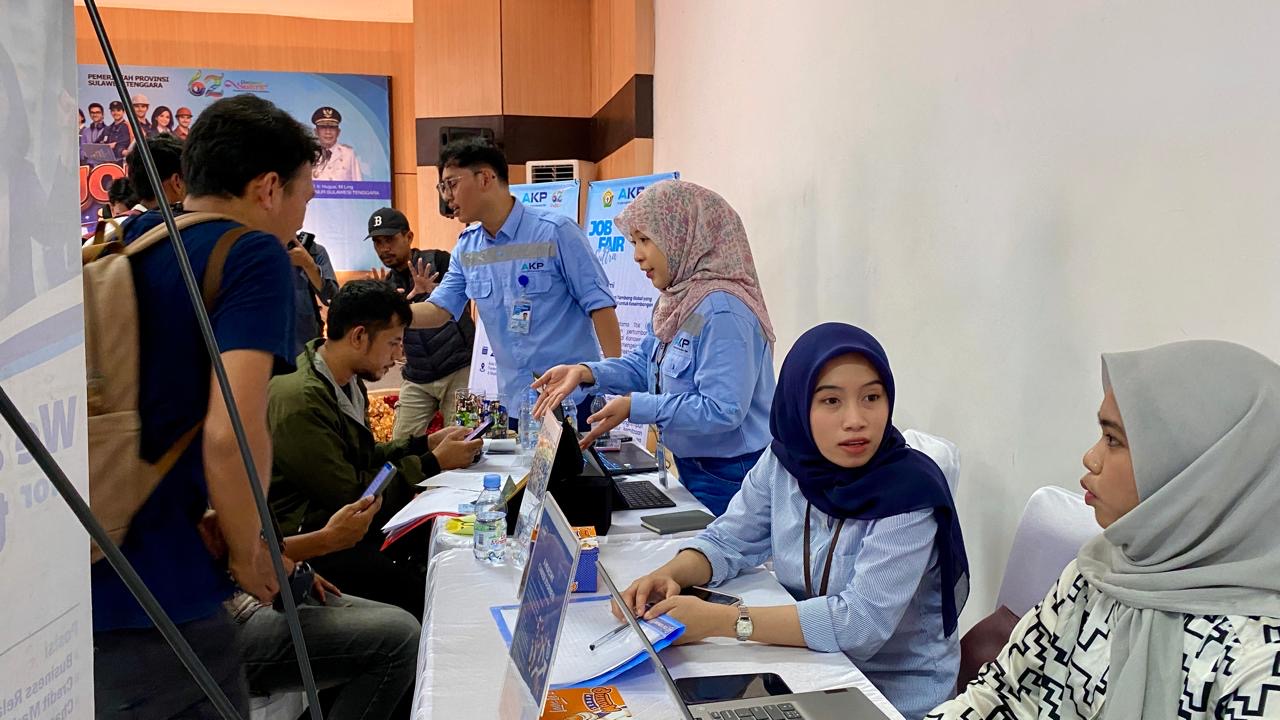 1.717 Lowongan Dibuka di Job Fair Sultra, Kesempatan Emas Bagi Pencari Kerja