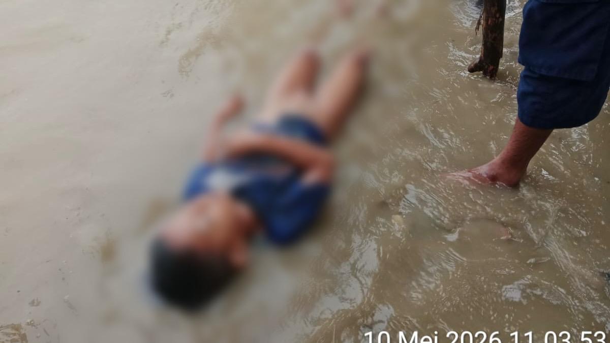 Bocah 5 Tahun di Kendari Barat Ditemukan Meninggal, Diduga Terseret Arus Saat Bermain Hujan