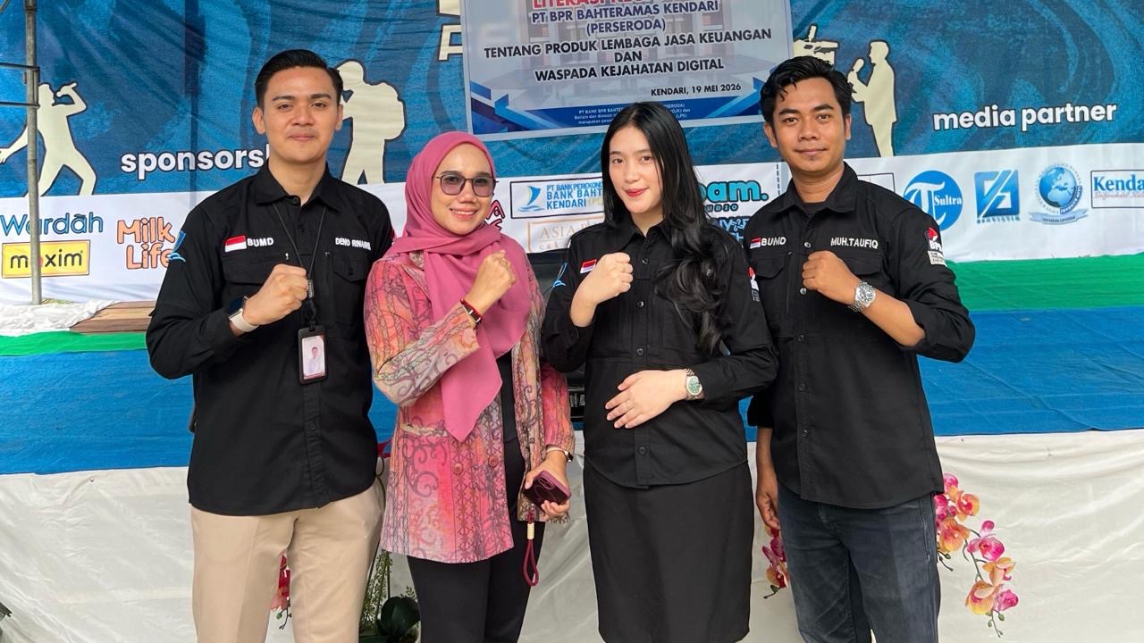 BPR Bahteramas Kendari Masuk Kampus, KPI Fest Jadi Ajang Edukasi Mahasiswa Soal Keuangan dan Kejahatan Digital