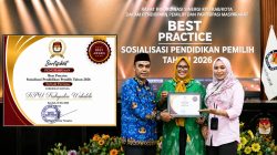Dari Wilayah Kepulauan ke Puncak Prestasi, KPU Wakatobi Jadi Terbaik Bidang Pendidikan Pemilih se-Sultra