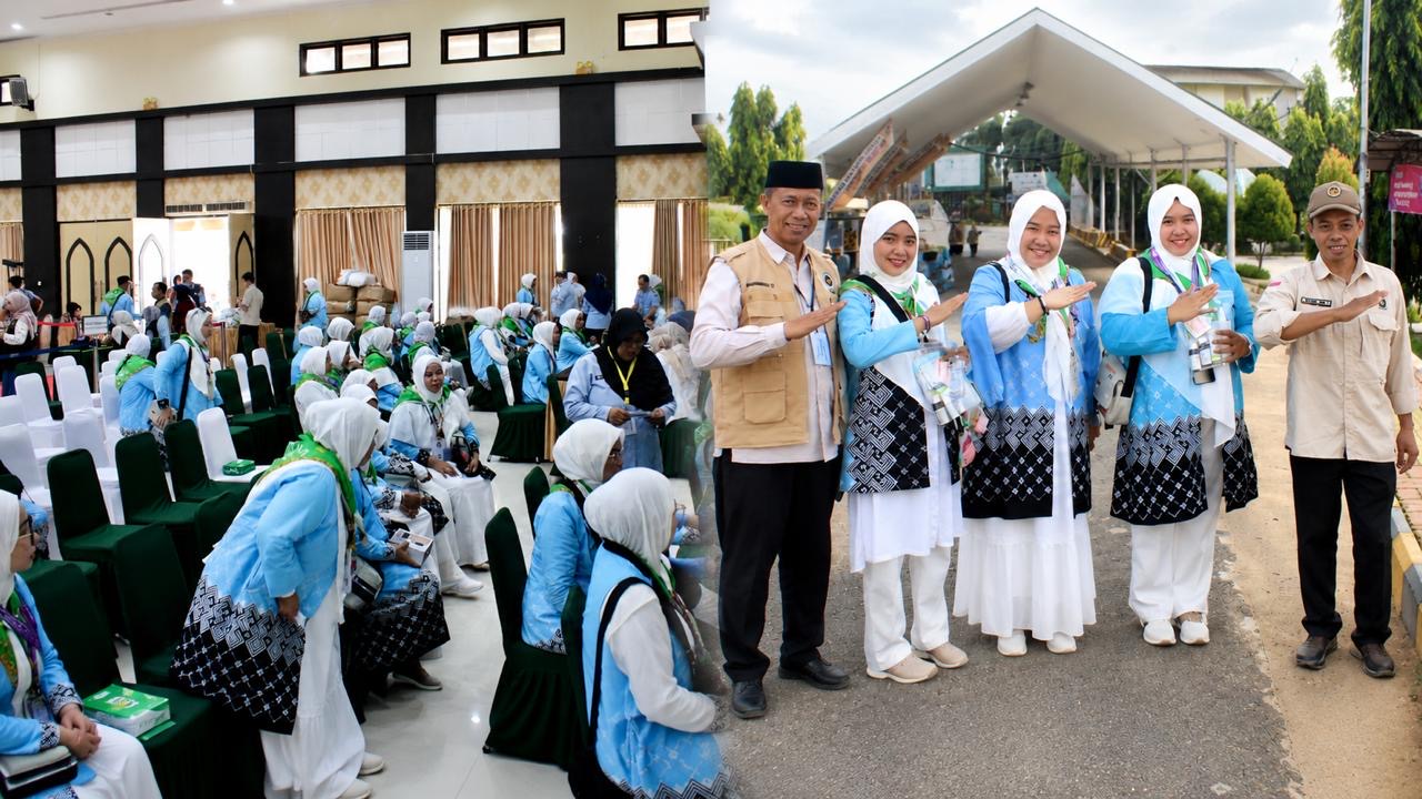 Jemaah Haji Sultra Resmi Masuk Embarkasi Makassar, Lalan Jaya: Waspadai Dehidrasi di Tanah Suci