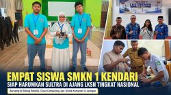 Empat Siswa SMKN 1 Kendari Siap Harumkan Sultra di Ajang LKSN Tingkat Nasional