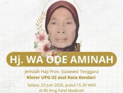 Jelang Kepulangan ke Tanah Air, Jemaah Haji Asal Kendari Wafat di Madinah