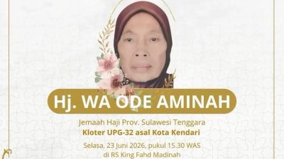 Jelang Kepulangan ke Tanah Air, Jemaah Haji Asal Kendari Wafat di Madinah