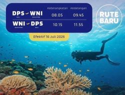 Rute Baru Pesawat Bali–Wakatobi Dibuka Mulai 16 Juli, Tiket dari Rp1,8 Juta dengan Bagasi Gratis 20 Kg