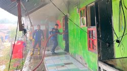 Rumah dan Kos di Puwatu Ludes Terbakar, Damkar Kendari Kerahkan Lima Armada