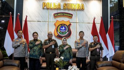 Hadapi KUHP dan KUHAP Baru, Polda Sultra Perkuat Koordinasi dengan Kejati dan Pengadilan