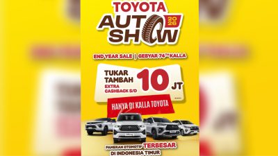 Toyota Auto Show Hadir di Kendari, Tawarkan DP Rp10 Jutaan hingga Hadiah Menarik